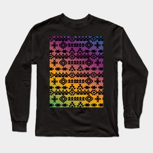 aztec pattern design Long Sleeve T-Shirt